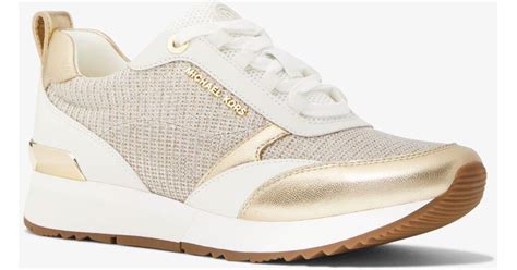 michael michael kors allie trainer|michael kors mesh trainer.